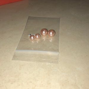 Pearl earrings